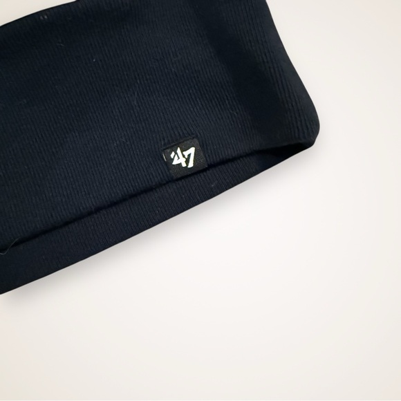 ’47 Brand New York Yankees Gray Quarter Zip Pullover Sweatshirt Men’s Medium - Picture 5 of 8